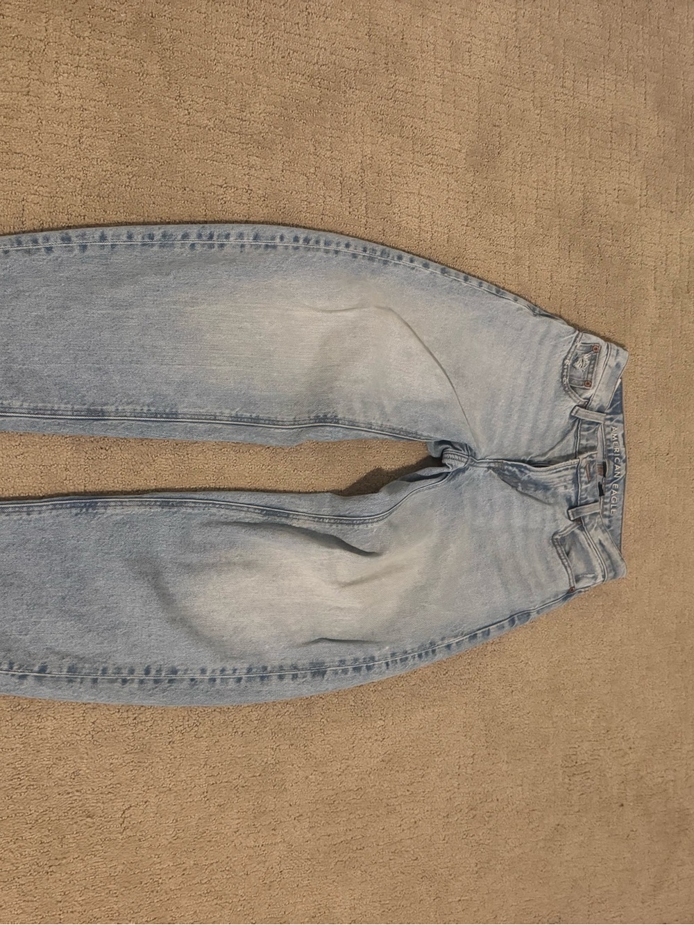 Light Wash barrel jeans  - Light Blue